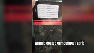 Aramid Kaplamalı Kamuflaj Kumaş