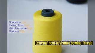 Ağır Hizmet Para Aramid Dikiş İpliği Yüksek Isı Direnci