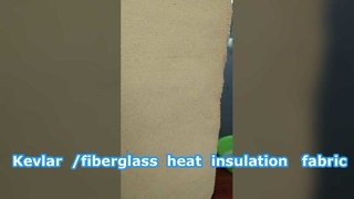 Kevlar/fiberglas ısı yalıtım kumaşı