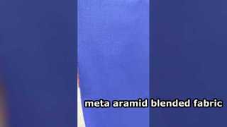 'Nomex IIIA Tip 93/5/2 Meta Aramid Kumaş 160gsm Petrol Gazı Özeti için Parlak Mavi FR Anti-statik Kumaş