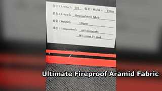Premium Aramid Elyaf Kumaş Isıya Dayanıklı Kumaş