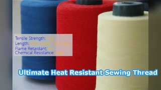 Yüksek Mukavemetli Meta Aramid Yangına Dayanıklı Dikiş İpliği