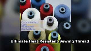 Endüstriyel Aramid Dikiş İpliği Isıya Dayanıklılık