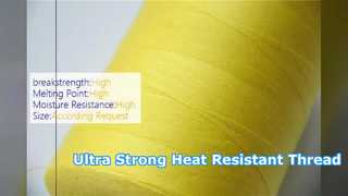 Ağır Hizmet Para Aramid Dikiş İpliği Isıya Dayanıklı