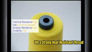 Ağır Hizmet Para Aramid Dikiş İpliği Isıya Dayanıklı