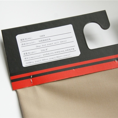 250 gsm haki dope boyalı aramid Çöl üniformaları için aleve dayanıklı aramid kumaş