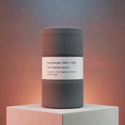 Breakstrength 1000N 1200N Meta Aramid Kumaş Renk Haslığı Seviye 5 Yüksek Sıcaklığa Dayanıklı Koruyucu Donanım için Tasarlanmıştır