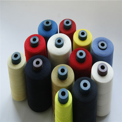 Alev gerileyici Aramid dikiş ipliği Meta Aramid Esnek Kalıcı Isıya dayanıklı Güçlü Endüstriyel tekstil için uygundur