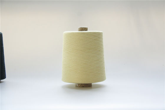 Kesilmeye Dayanıklı Eldivenler İçin 66TEX Para Aramid Elyaf İplik Ham Sarı Ne18/2