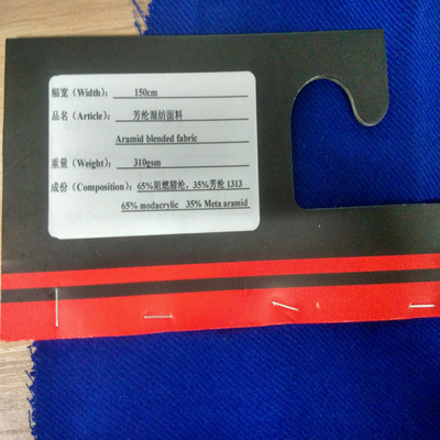 İplik İpliği İyi Kimyasal Dirençli 150cm Genişlik Aramid Elyaf Kumaş