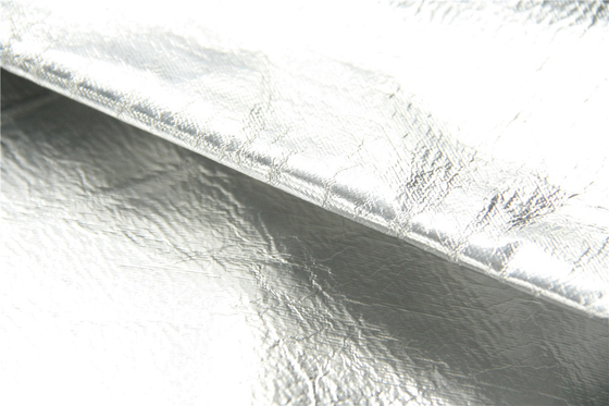Alüminyum Kaplamalı Yüksek Mukavemetli Aramid Kumaş 2mm Kalınlık 550 Gsm