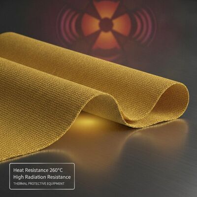 Isı Direnci 260 Derece Para Aramid Kumaş Yüksek Radyasyon Direnci Sunmak Isı Koruyucu Ekipmanlarda Tasarlanmıştır