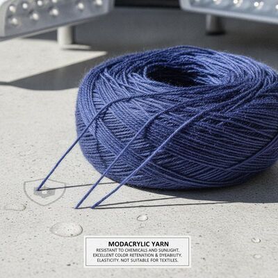 Kimyasallara ve güneş ışığına dayanıklı Modacrylic iplik mükemmel renk tutma ve boyanma sağlar Tekstil için uygun olmayan esneklik