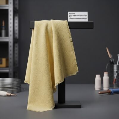 Yüksek Sıcaklık Direnci, Alev Geciktirici ve Yırtılma Direnci ile Kevlar Fiberglas Isı Yalıtım Kumaşı