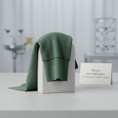 Ateş geçirmez kıyafetler için yüksek aşınma ve kimyasal direnci olan 940gm Aramid Alev Geri Dayanıklı Manşet Kumaşı