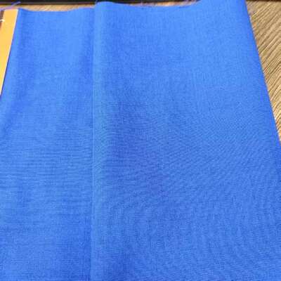 Petrokimyasal Yaz Güvenlik Giysileri için 160gm Parlak Mavi Antistik Meta Aramid Kumaş