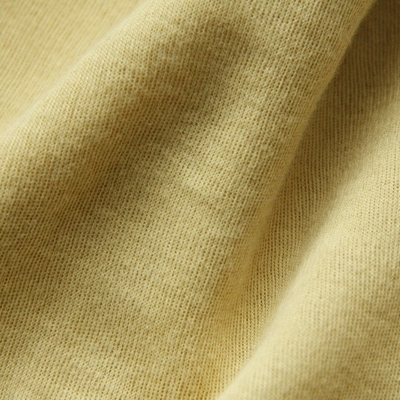 EN388 200gsm %100 Para Aramid Kumaş Kesilmeyen Eldivenler İçin Ham Sarı 1.6m 1.8m