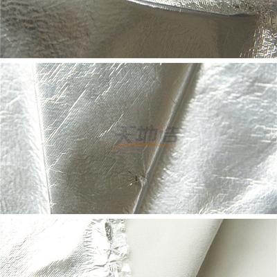 Alüminyum Kaplama 260gsm ile su geçirmez Meta Aramid Elyaf Kumaş
