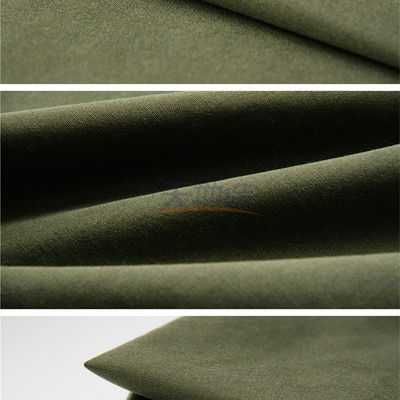 3A Harmanlanmış Meta Aramid Kumaş Koruyucu Giysi İçin 180gsm Yeşil