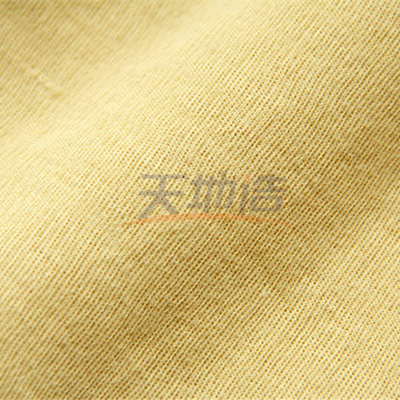 Eldivenler İçin% 100 Para Aramid Kumaş 220gsm Ham Sarı Anti Cut Anti Stab