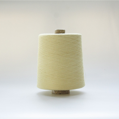 Kumaş Dokuma İçin FR Para Aramid Dikiş İpliği İpliği Ham Sarı Ne30 / 2