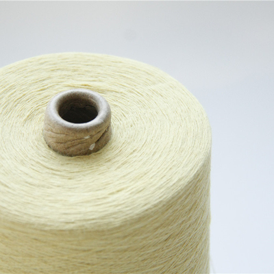 Kumaş Dokuma İçin FR Para Aramid Dikiş İpliği İpliği Ham Sarı Ne30 / 2