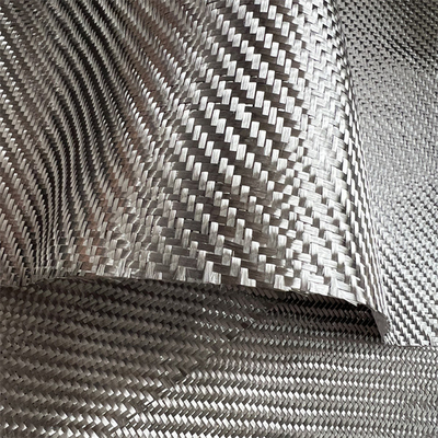 Spor Ekipmanları İçin Karbon Fiber 3K Aramid Fiber Kumaş Siyah