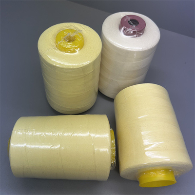 60TEX Ne30/3 Para Aramid Dikiş İpliği Yüksek Mukavemetli Ham Sarı