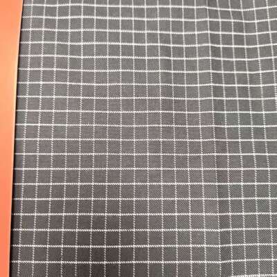 250gm Modacrylic Pamuk Kumaş Şebekesi Koruyucu Kaplama için Anti-statik İçsel Alev Geri Dayanıcı Kumaş