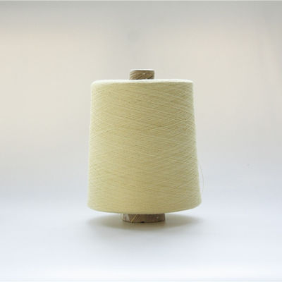 Kumaş Dokuma İçin FR Para Aramid Dikiş İpliği İpliği Ham Sarı Ne30 / 2